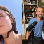 An informational portrait of Olivia Rose Cameron smiling warmly, highlighting her personal background as the daughter of actor Kirk Cameron.